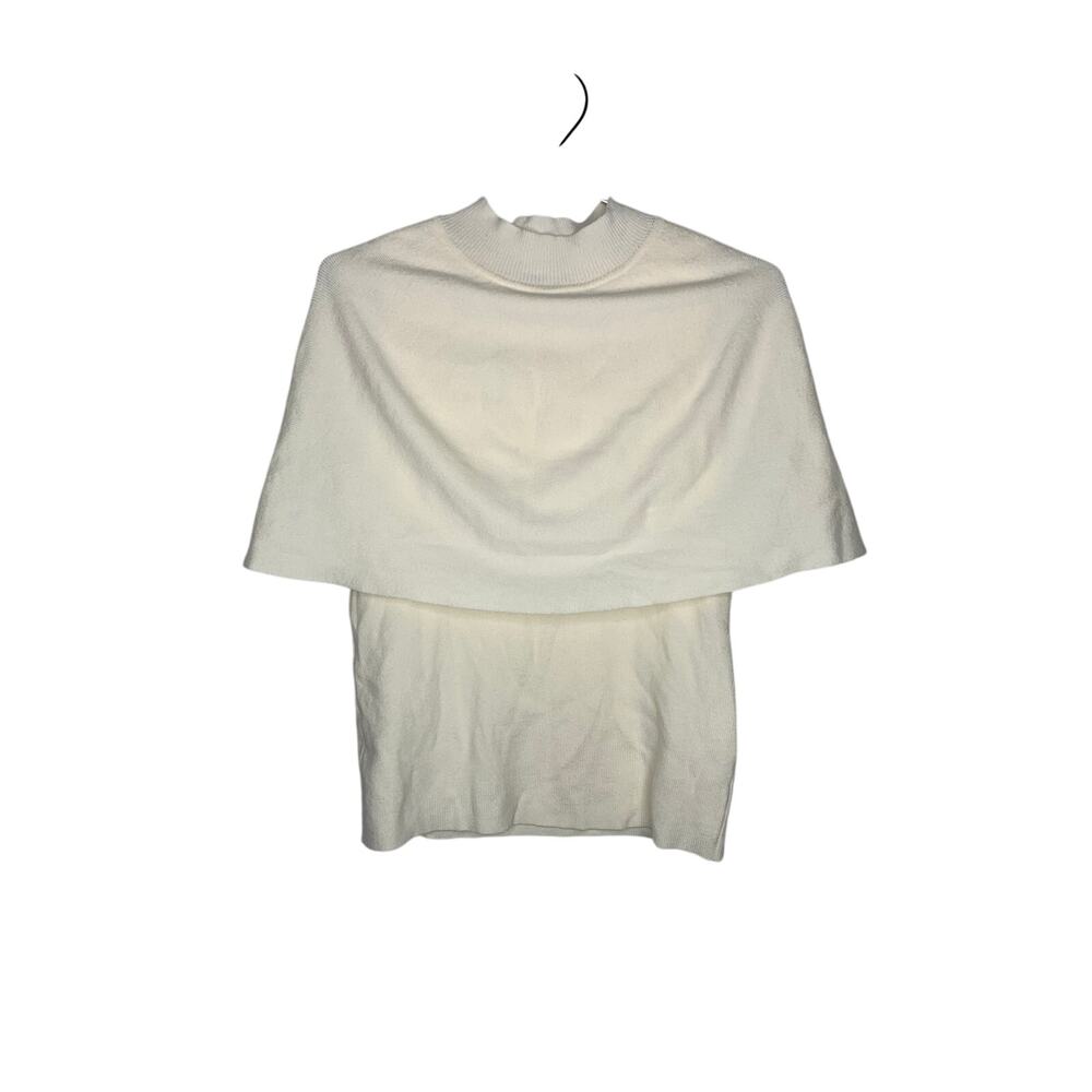 Charlie Suede London Elegant Cape Fitted Top - Picture 2 of 5